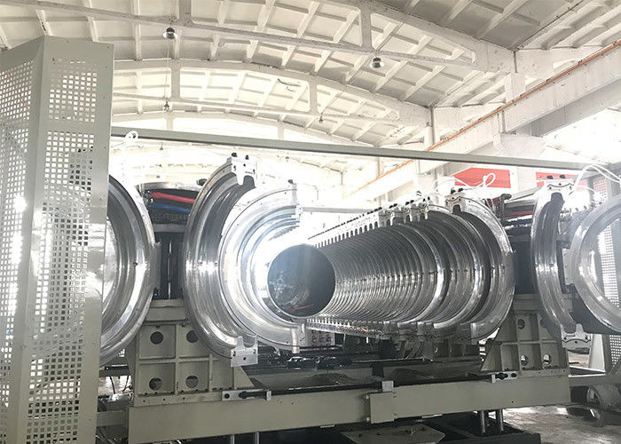 Ligne ondulée machine d'extrusion de tuyau de mur de double de Plastic/PE/PP/PVC de production