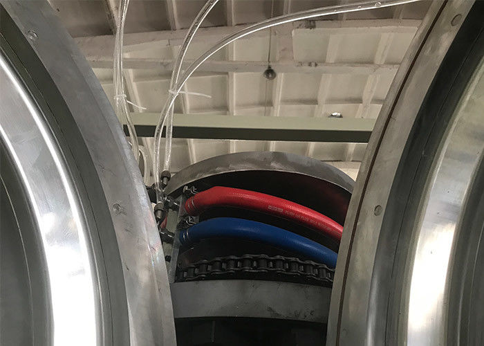 Ligne ondulée de tuyau du PE pp de PVC de HDPE de tuyau d'extrusion mur en plastique de machine de double