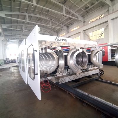 High Speed 32-1600mm Pipe Diameter DWC Pipe Extrusion Line with 60-2000kg/h Capacity and Siemens PLC Control System