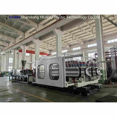 32-800mm Double Wall Corrugated Pipe Machine with 500-2000Kg/H Output and Siemens PLC System