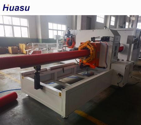 Customizable Double Wall Corrugated Pipe Extrusion Line For Sewage 40cr Casting Mold Material