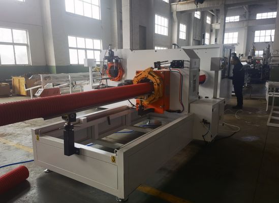 Customizable Double Wall Corrugated Pipe Extrusion Line For Sewage 40cr Casting Mold Material