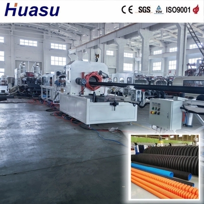 Fully Automated HDPE Pipe Extrusion Line 60-2000kg/h Siemens PLC