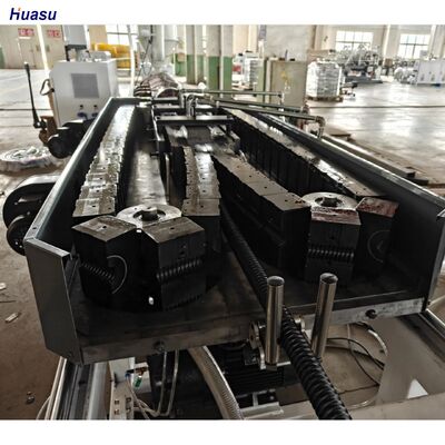 Ligne d'extrusion de tubes ondulés à paroi simple avec une profondeur de nitrure de baril de 0,4 mm et Schneider/Siemens Electric Components