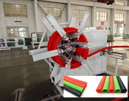 High-Accuracy Single Wall Corrugated Pipe Extrusion Line with Temperature Sensor and Siemens Motor for Precise Production