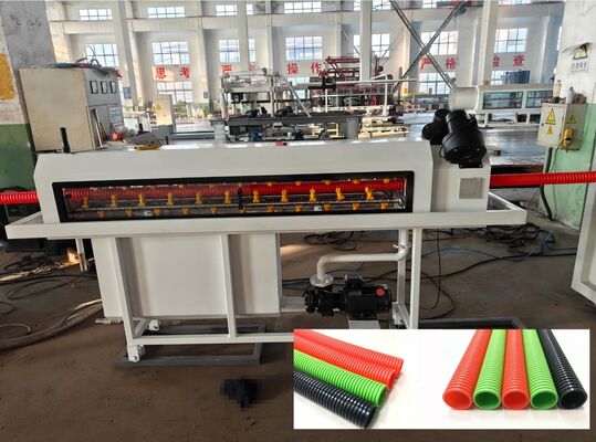 Deep Screw Channel Structure Single Wall Corrugated Pipe Extrusion Line with 1 Year Guarantee Period and High-Accuracy