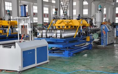 Qingdao Single Wall Corrugated Pipe Production Line , Corrugated Pipe Extrusion Machinery