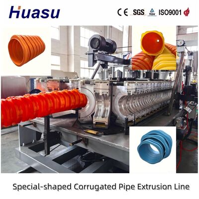 Gray Octagonal Plastic Corrugated Conduit Road Cable Buried Protective Pipe