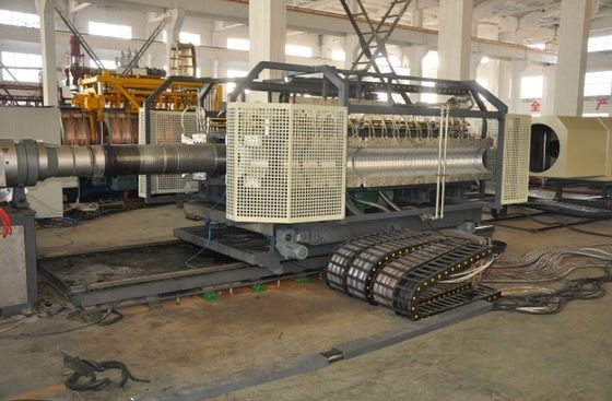 OD 600mm Double Wall Corrugated HDPE Pipe Extrusion Line