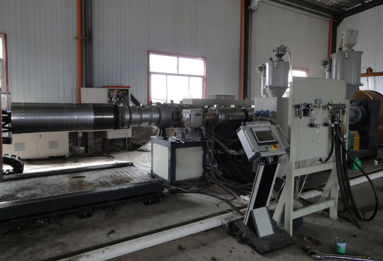 500mm High Speed HDPE Double Wall Corrugated Pipe Line