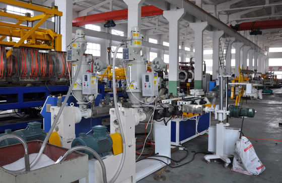 ID16mm HDPE Corrugated Pipe Block Screw Extruder