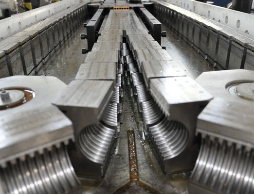 ID16mm HDPE Corrugated Pipe Block Screw Extruder