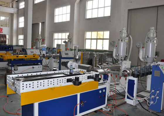 ID16mm HDPE Corrugated Pipe Block Screw Extruder