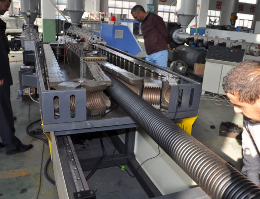 Double Wall ID110mm Corrugated Pipe Extrusion Line