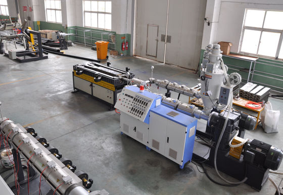 Double Wall ID110mm Corrugated Pipe Extrusion Line