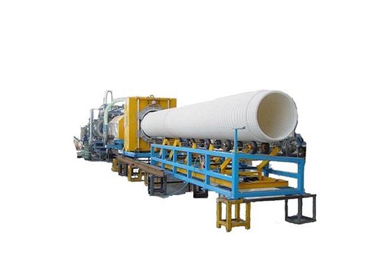 250kg/H Conical Twin Screw PVC Pipe Extrusion Line
