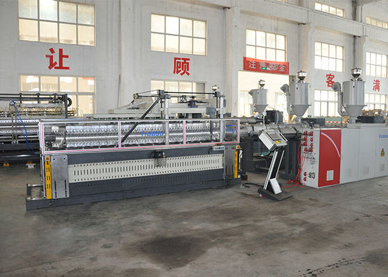 120kg/H 250mm Horizontal Corrugated Pipe Extrusion Line