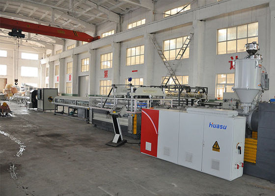 120kg/H 250mm Horizontal Corrugated Pipe Extrusion Line