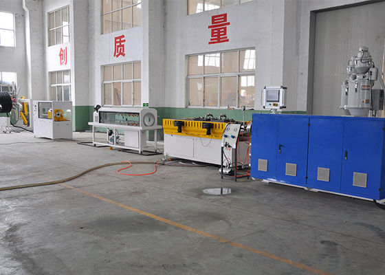 Single Wall HDPE PVC Corrugated Pipe Making Machine 90r/Min