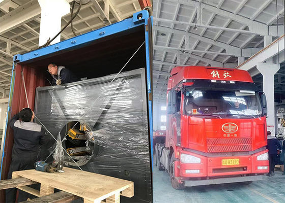 Horizontal HDPE Pipe Extrusion Line 200mm DWC PE Pipe Machine