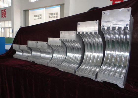 80kg/H PVC HDPE Corrugated Making Machine For 250mm Pipe