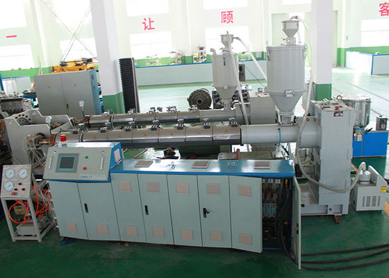 Horizontal Drainage HDPE DWC Pipe Extrusion Line Vaccum Forming