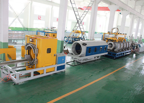 72rpm 75mm Screw DWC HDPE Tube Extrusion Line 5m/Min