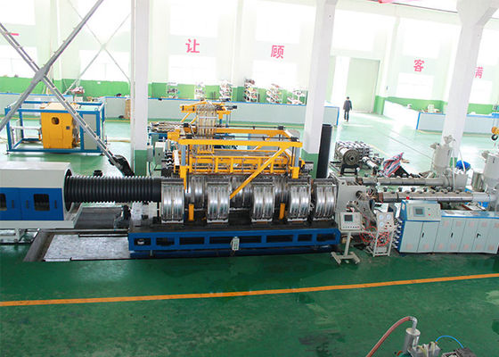 72rpm 75mm Screw DWC HDPE Tube Extrusion Line 5m/Min