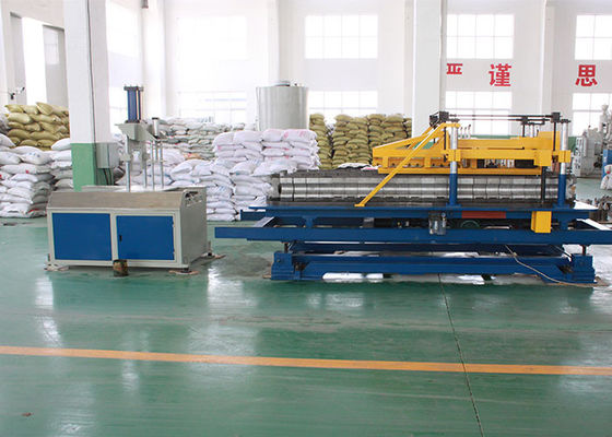 110mm PE DWC Pipe Extrusion Line 135kg/H PLC Control