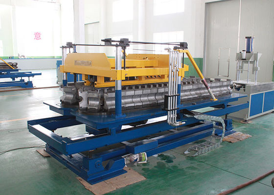 110mm PE DWC Pipe Extrusion Line 135kg/H PLC Control