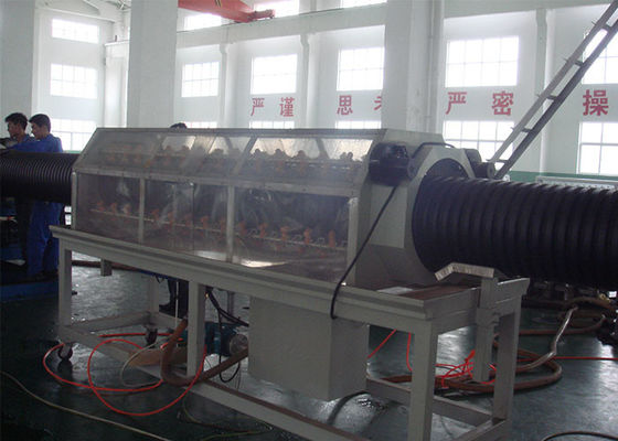 PE 80 HDPE 400 Corrugated Pipe Machine 250kw For Gas Distribution