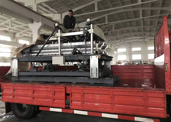 Double Wall Corrugated Plastic HDPE Pipe Extrusion Line Single Screw
