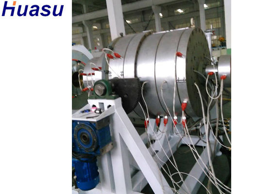 PE Plastic Solid Wall Pipe Extrusion Line / Water Disposal Pipe Extrusion Line Machines